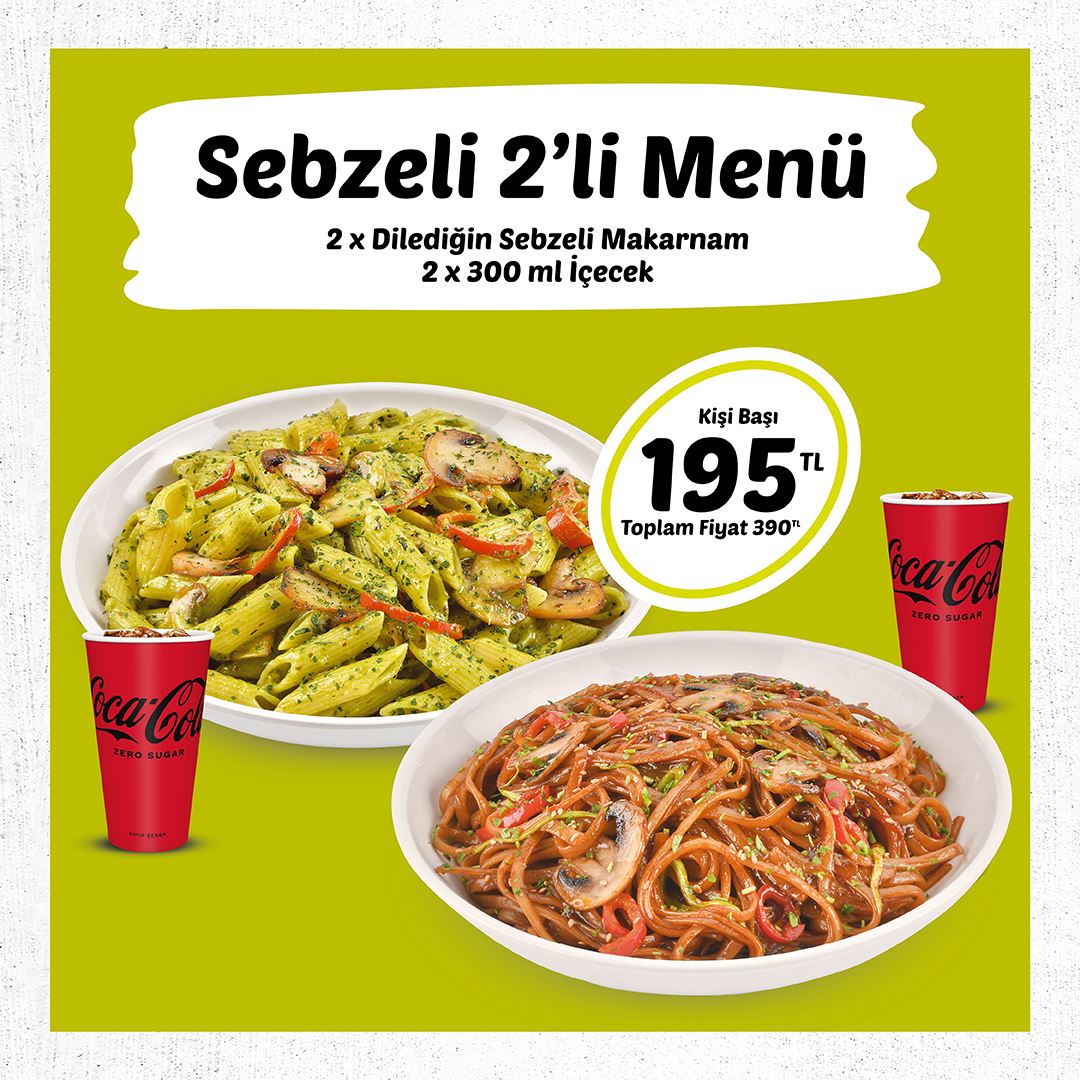 SEBZELİ İKİLİ MENÜ